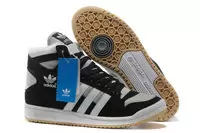 trefle adidas 2013 chaussures new style hommes decade mid noir blanc